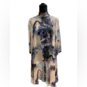 KEYINGYI SHEA FLORAL PRINT DRESS